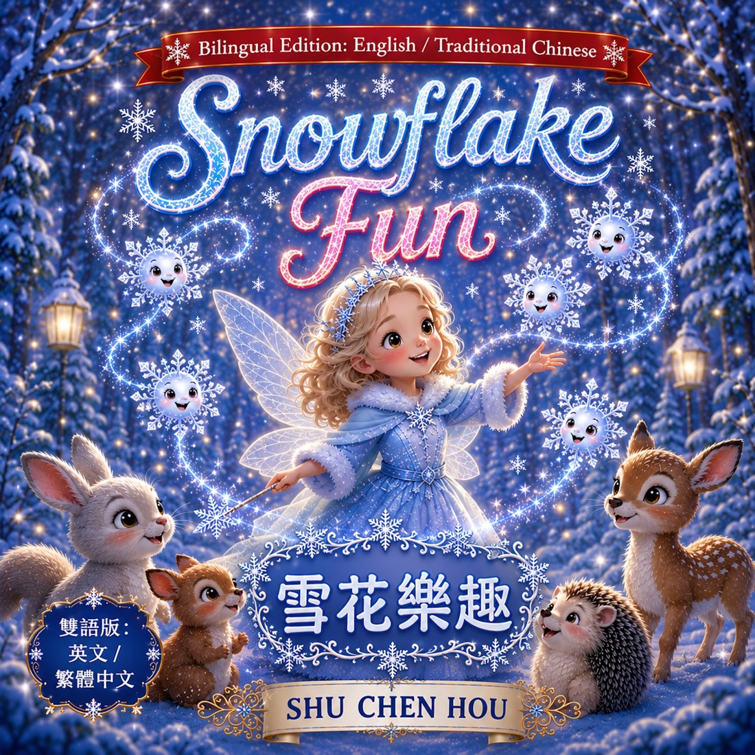 Snowflake Fun / 雪花樂趣 book cover